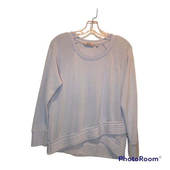 Athleta Serenity Criss Cross Sweatshirt-size Medium - Picture 2 of 8